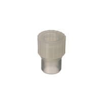8 mm Starburst Snap Plug, Polyethylene, Conical, Clear, 1000-pk.