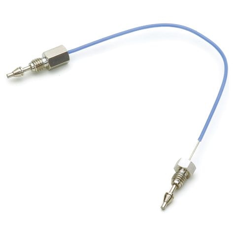 Restek Tubing, Valve to Metering Head, Blue 1/16in SS Male Nut, F/B Ferrule Set 1/16in Rheodyne M