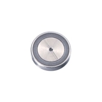 Dual Vespel Ring Inlet Seals, 0.8 mm, Stainless Steel, for Agilent GCs, 2-pk.