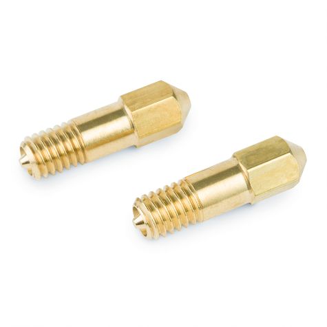 Injector/Detector Plug Nuts, for Agilent and Thermo TRACE 1300/1310, 1600/1610 GCs, 2-pk.