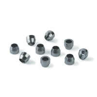 Standard Ferrules, Capillary, Graphite, for Compression-Type Fittings, 1/4", 10-pk.