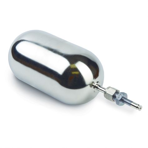 Restek Miniature Canister, 400cc Sulfinert With Sulfinert Quick Connect Stem Fitting