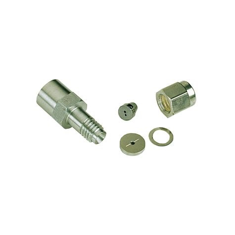 1/8" Capillary Inlet Adaptor Split/Splitless Fitting Kit for 0.53 mm ID Capillary Columns, for Agilent GCs