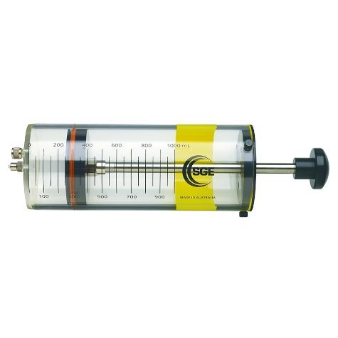 Restek Syringe, 1000 ml Jumbo