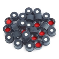 Screw-Thread Top Hat Caps and PTFE/Silicone Septa, Preassembled, 2.0 mL, 8 mm, 1000-pk.