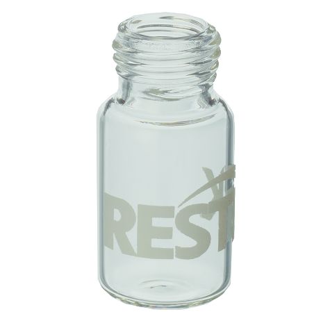 Restek Headspace Vials, 10mL (22x45) Screw Thread, Clear Glass, 1000-pk Rounded Bottom