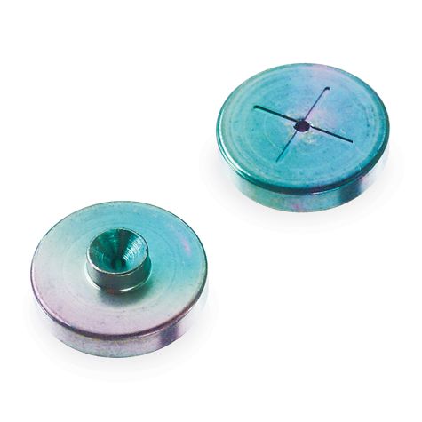 Cross-Disk Inlet Seals, 1.2 mm, Siltek Treated, for Agilent 5890/6890 GCs, 2-pk.