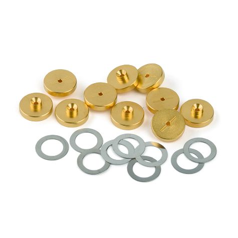Replacement Inlet Seals, 1.2 mm, Gold-Plated, for Agilent GCs, 10-pk.