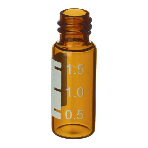 Restek Vial, Screw Thread, 2ml Ambr w/White Grad Mk Spot Pack of 100