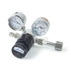 Linde 7621 Mini Stainless-Steel High Purity Single-Stage Regulator for 6A Cylinder, CGA 180 (0-30 psig)
