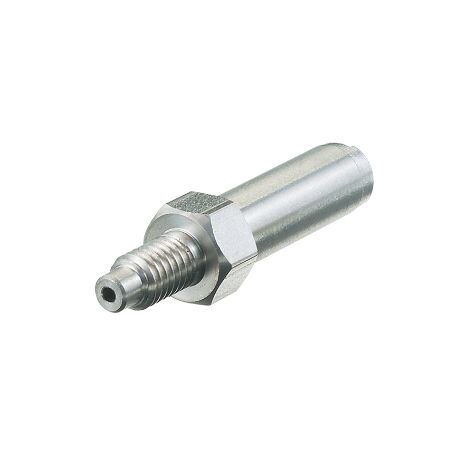 Injector Adaptor for PerkinElmer Cap Injector, Stainless Steel, for use with PerkinElmer style capillary nuts